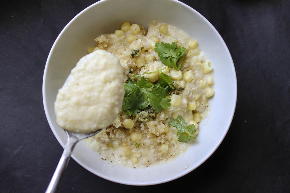 Quinoa Bowl with Garlic Sauce | Simple Sweets & Treats